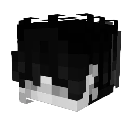 bugbats Minecraft avatar head, 3D render