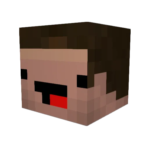 bugboy09 Minecraft avatar head, 3D render
