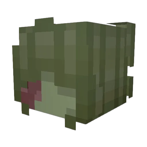 bugcriminal Minecraft avatar head, 3D render