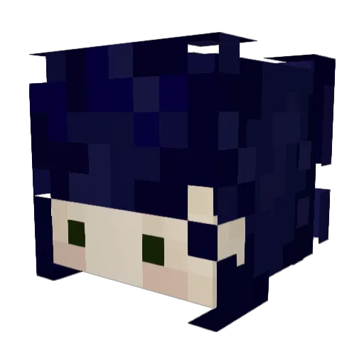 bugeater_37 Minecraft avatar head, 3D render