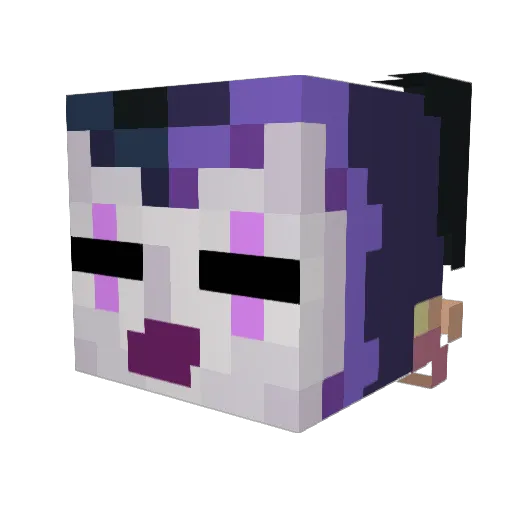 buggacita Minecraft avatar head, 3D render