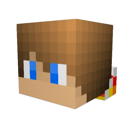 buggzyjr Minecraft avatar head, 3D render