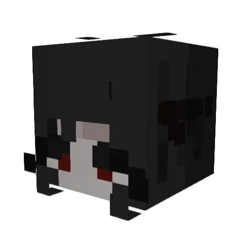 bughoul__ Minecraft avatar head, 3D render