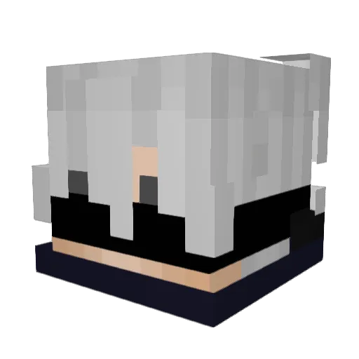 bugoflash Minecraft avatar head, 3D render