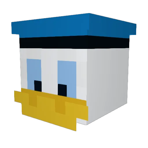 bugra_000 Minecraft avatar head, 3D render