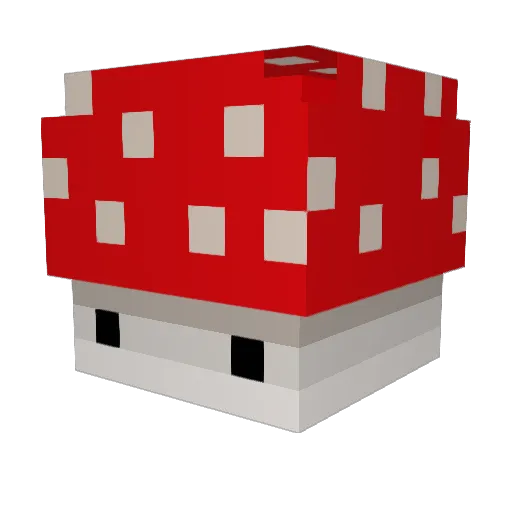bugsNbees Minecraft avatar head, 3D render