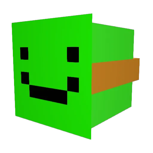 bugsbunnysballs Minecraft avatar head, 3D render