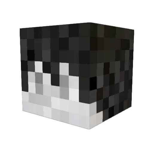 buguxie Minecraft avatar head, 3D render