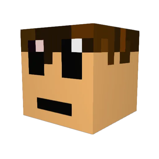 bugz27 Minecraft avatar head, 3D render