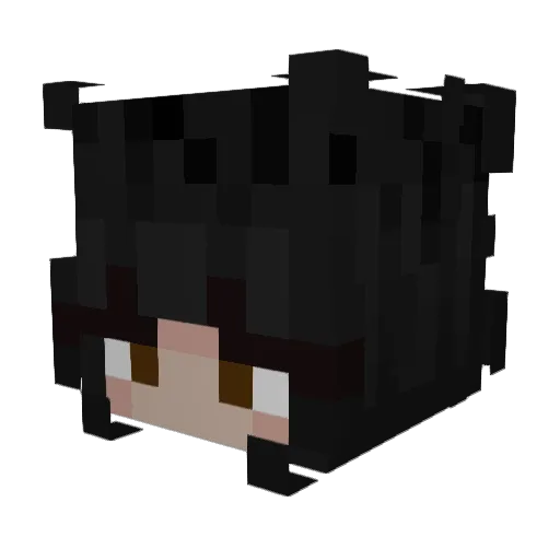 bugzdotcom Minecraft avatar head, 3D render