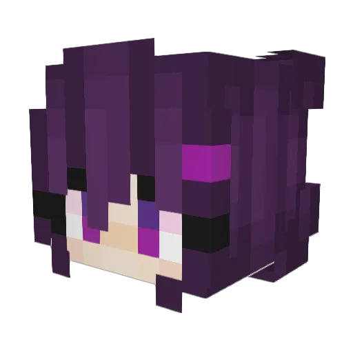 bugznugzG59 Minecraft avatar head, 3D render