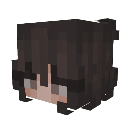 buhbuhsaur Minecraft avatar head, 3D render