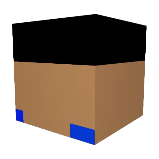 builder_ash Minecraft avatar head, 3D render