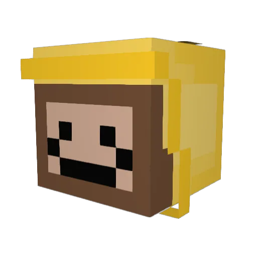 builderthebub Minecraft avatar head, 3D render