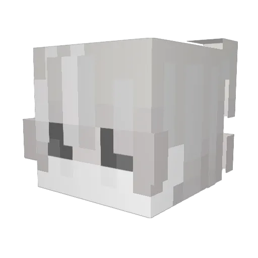 buildinfo Minecraft avatar head, 3D render