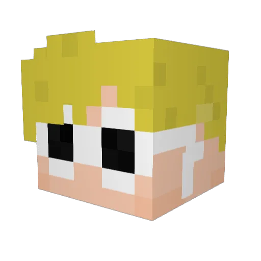 buildingblocks69 Minecraft avatar head, 3D render