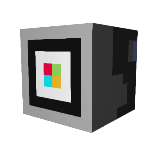 buildlim1t Minecraft avatar head, 3D render