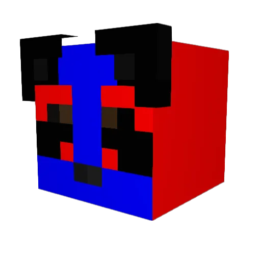 buildmaster753 Minecraft avatar head, 3D render