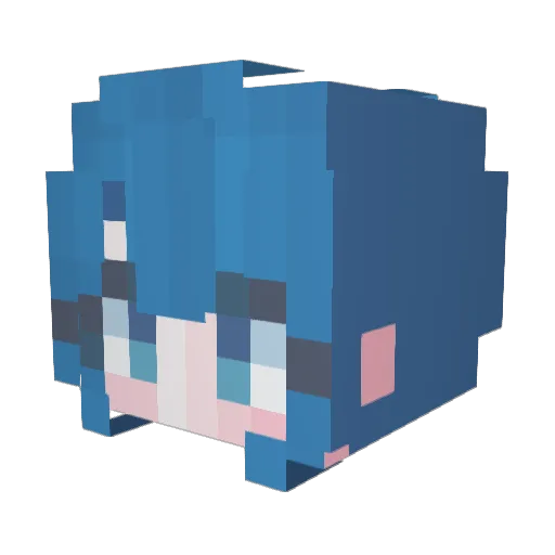 bujaejung22 Minecraft avatar head, 3D render