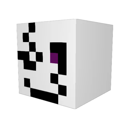 bulamezi Minecraft avatar head, 3D render