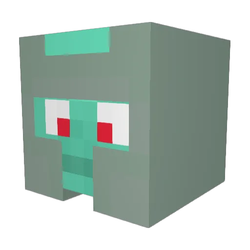 bulby1024 Minecraft avatar head, 3D render