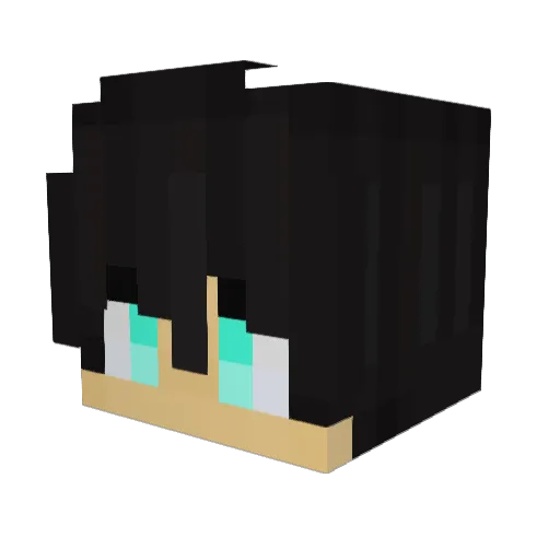 bulbysaur_ Minecraft avatar head, 3D render