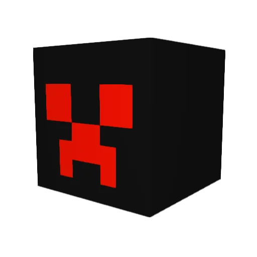 bulk321 Minecraft avatar head, 3D render