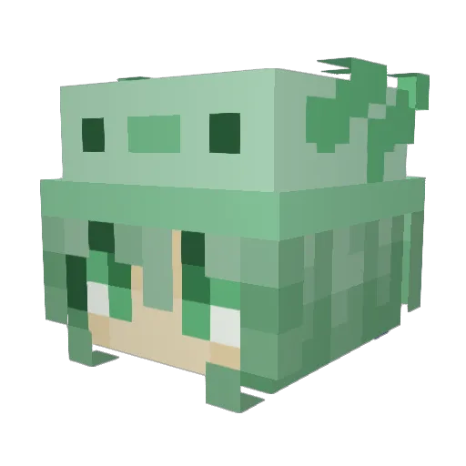 bulky_sticker09 Minecraft avatar head, 3D render