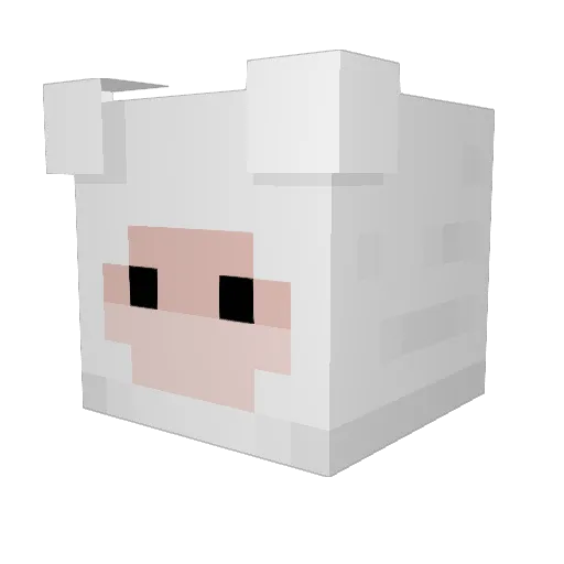 bullet_TW Minecraft avatar head, 3D render