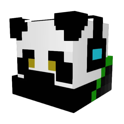 bullet_shot15 Minecraft avatar head, 3D render