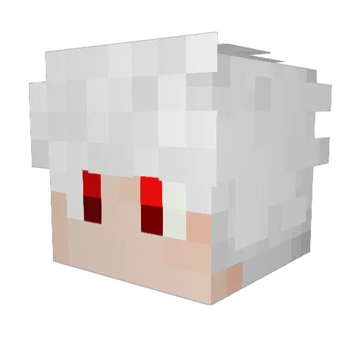 bulletforcraft Minecraft avatar head, 3D render