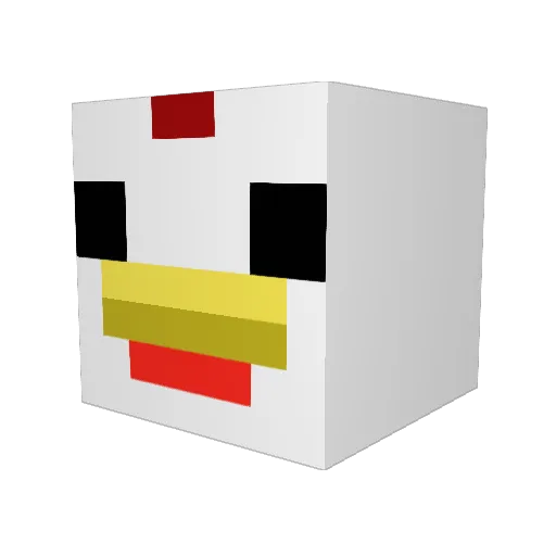 bulletjum06 Minecraft avatar head, 3D render