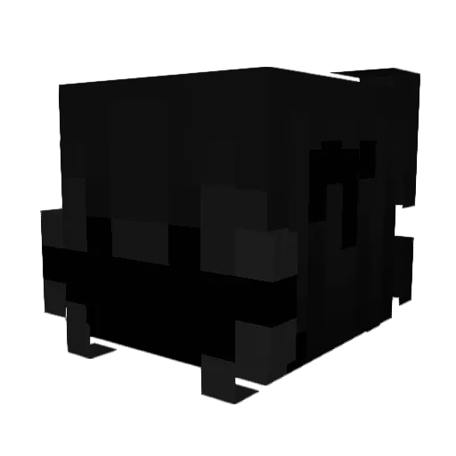 bulmah Minecraft avatar head, 3D render