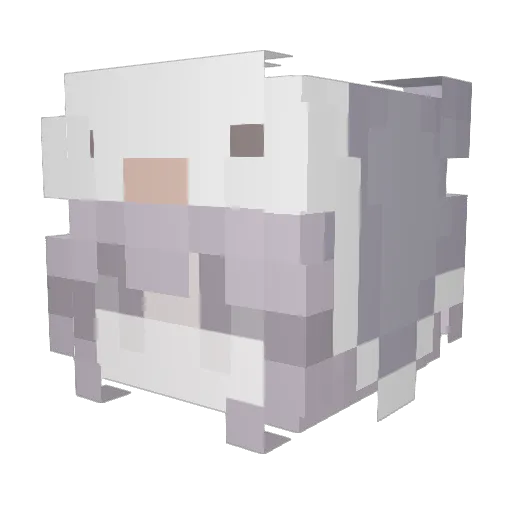 buluga1337 Minecraft avatar head, 3D render
