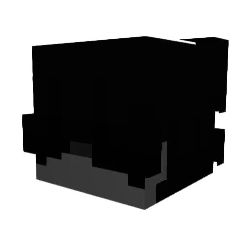 bumalexgbum Minecraft avatar head, 3D render