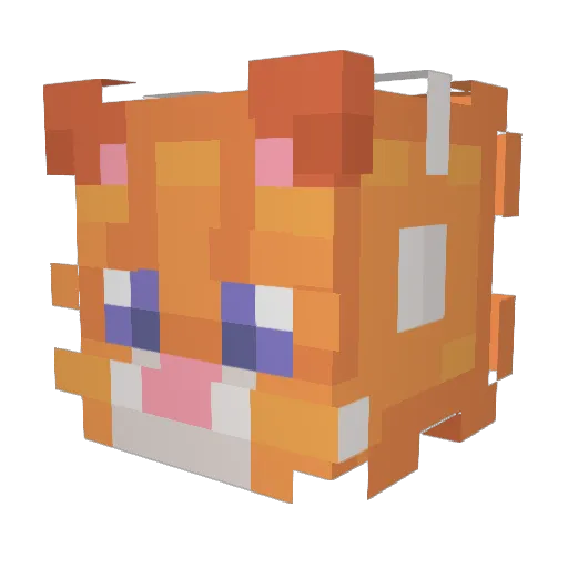 bumbash420 Minecraft avatar head, 3D render