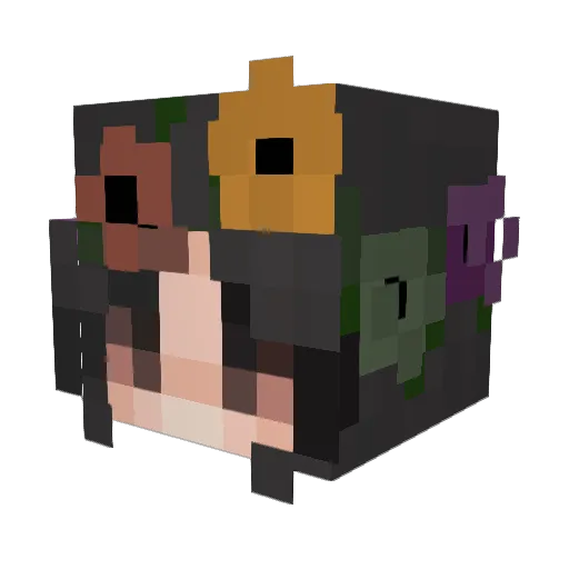 bumblebrey Minecraft avatar head, 3D render