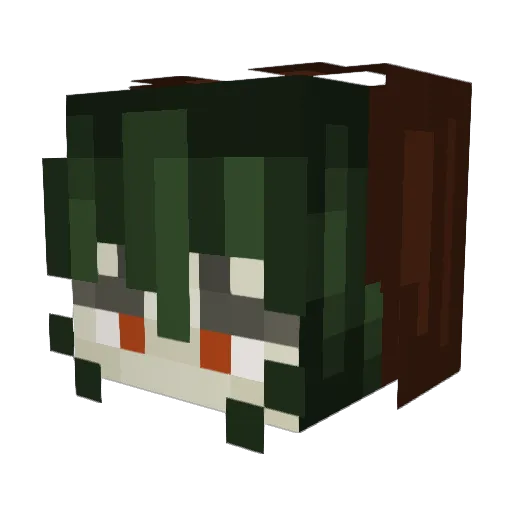 bumblephi Minecraft avatar head, 3D render