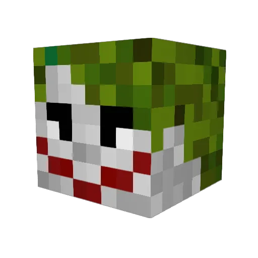 bumface2468 Minecraft avatar head, 3D render