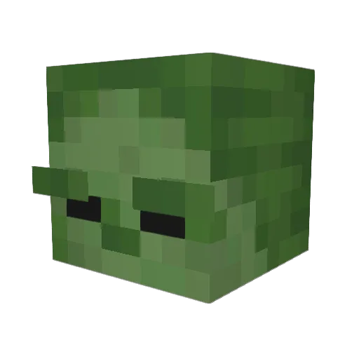 bumi1121 Minecraft avatar head, 3D render