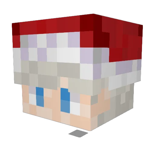 bumsack_sandwich Minecraft avatar head, 3D render
