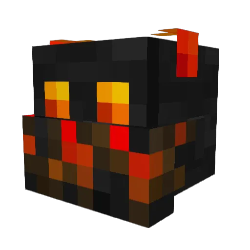 bumsdw Minecraft avatar head, 3D render