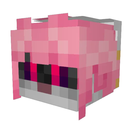 bundawarlock7734 Minecraft avatar head, 3D render