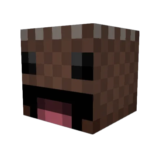 bungbloopity Minecraft avatar head, 3D render