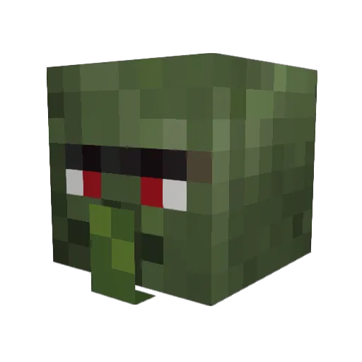 bunmineo Minecraft avatar head, 3D render