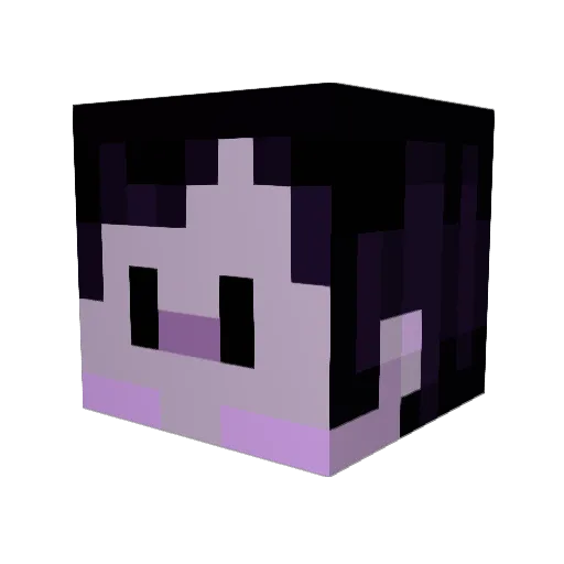 bunneye Minecraft avatar head, 3D render
