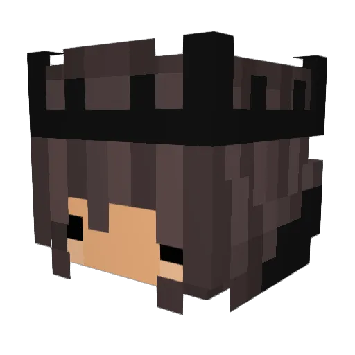 bunniies Minecraft avatar head, 3D render
