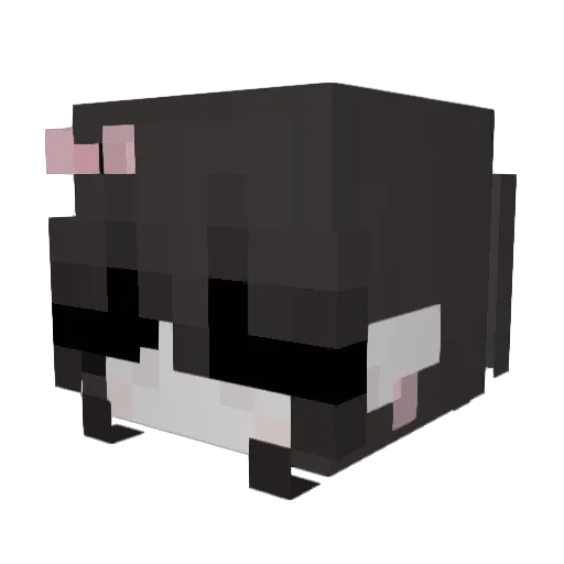 bunniiiiii Minecraft avatar head, 3D render