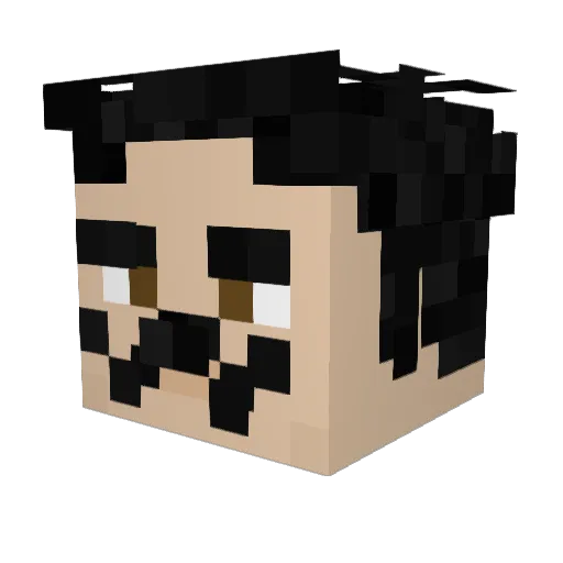 bunny4life Minecraft avatar head, 3D render