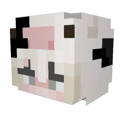 bunny9877 Minecraft avatar head, 3D render